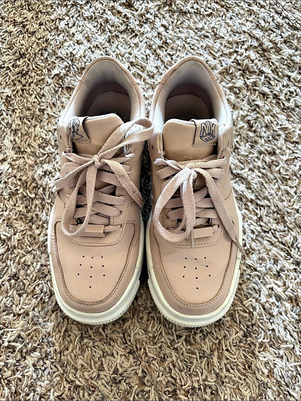 Nike Air Force 1 Pixel Particle Beige Women's Sneakers in Pink